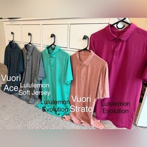 Vuori & Lululemon Polo Lot (5 included)